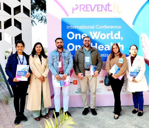 The scientists and students of the Centre for One Health, Guru Angad Dev Veterinary and Animal Sciences University (GADVASU), Ludhiana participated in the International Conference on One World, One Health